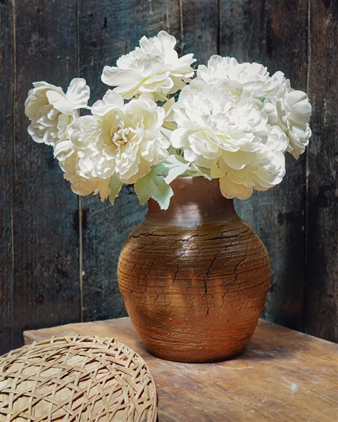 Bình gốm - sành Hương Canh - bình sành rạn rất đẹp